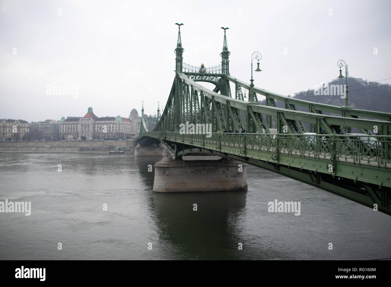 Old Bridge Budapest Stock Photo