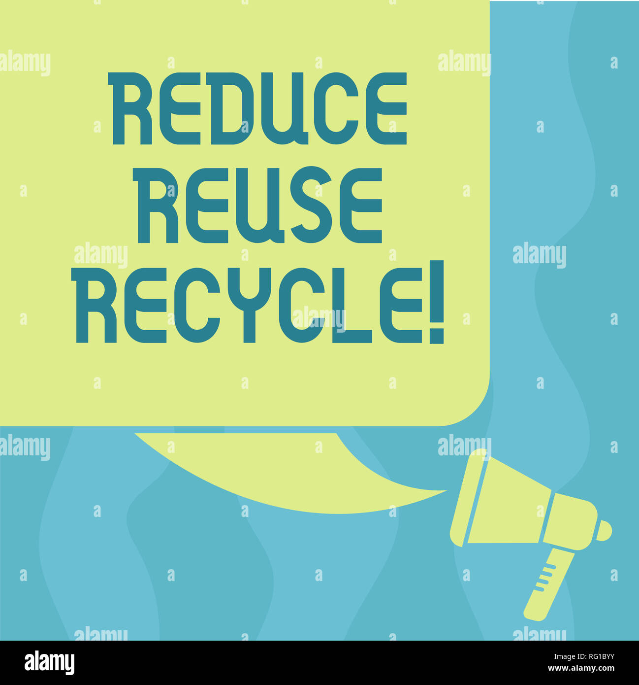 Conceptual hand writing showing Reduce Reuse Recycle. Business photo ...