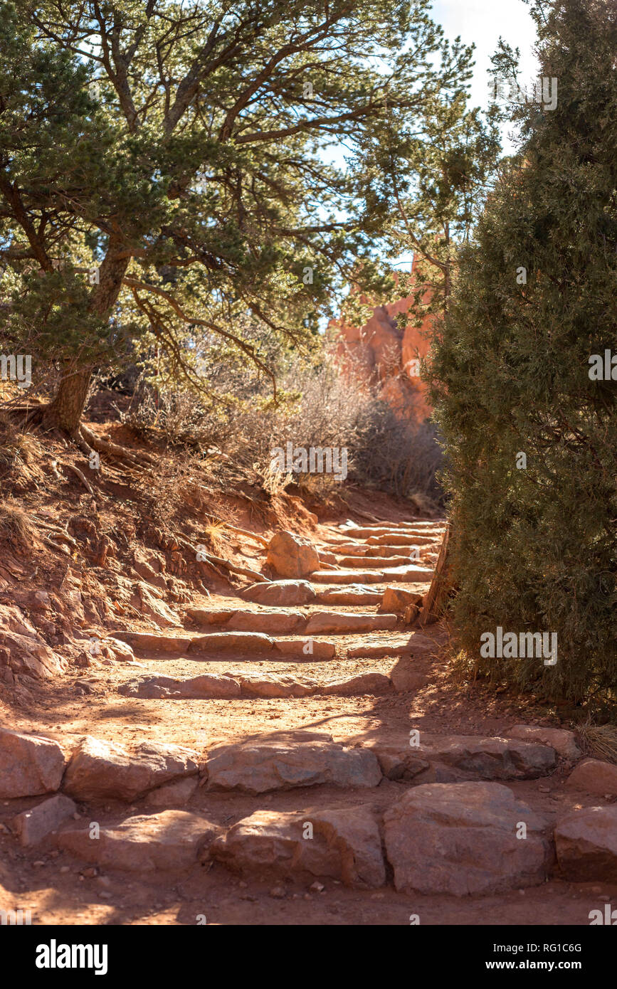 Steps in Colorado Stock Photo Alamy