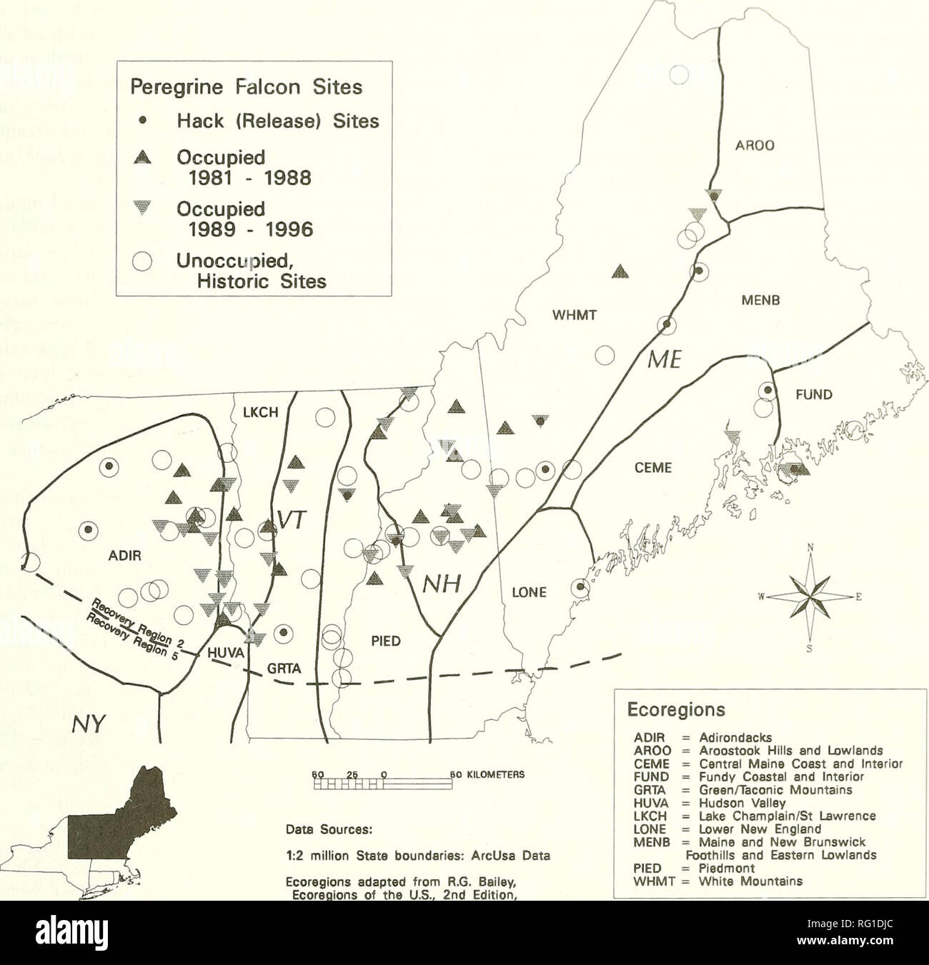Map Of The Adirondacks High Resolution Stock Photography and Images Alamy