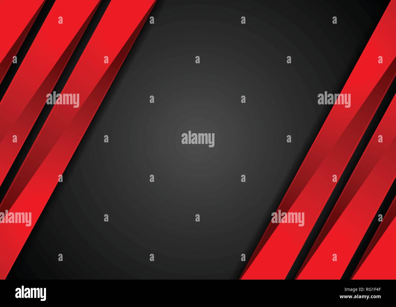 Contrast red and black tech corporate background. Abstract vector ...