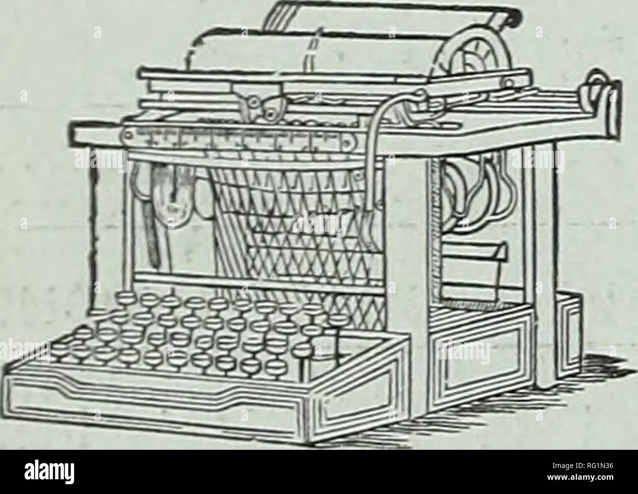 Remington model 1 typewriter hi-res stock photography and images - Alamy