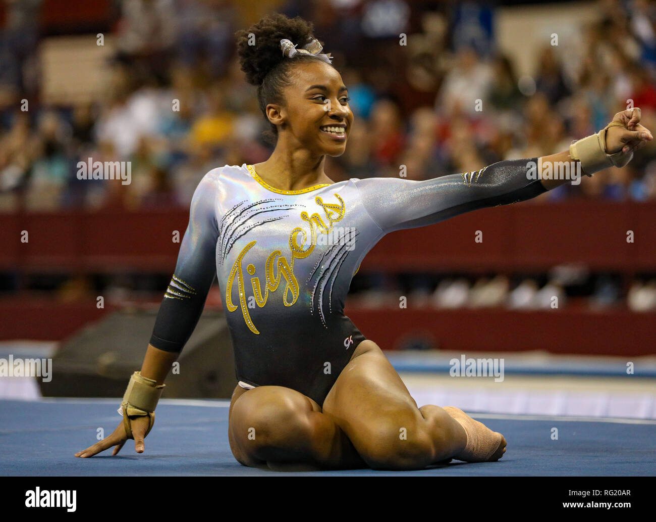 Fort Worth, Texas, USA. 26th Jan, 2019. Missouri's Aspen Tucker