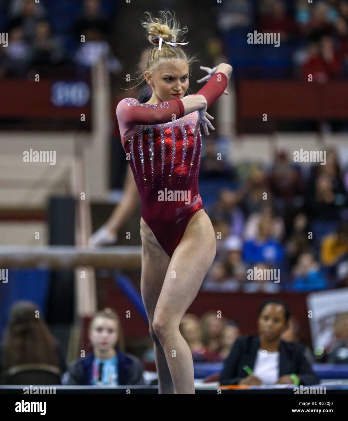Fort Worth, Texas, USA. 26th Jan, 2019. Oklahoma's Jade Degouveia