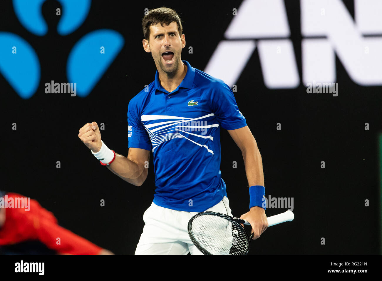 Melbourne, Australia. 27th Jan, 2019. Novak Djokovic from Serbia won his  7th Australian Open title at the 2019 Grand Slam tennis tournament in  Melbourne, Australia. Frank Molter/Alamy Live news Stock Photo - Alamy