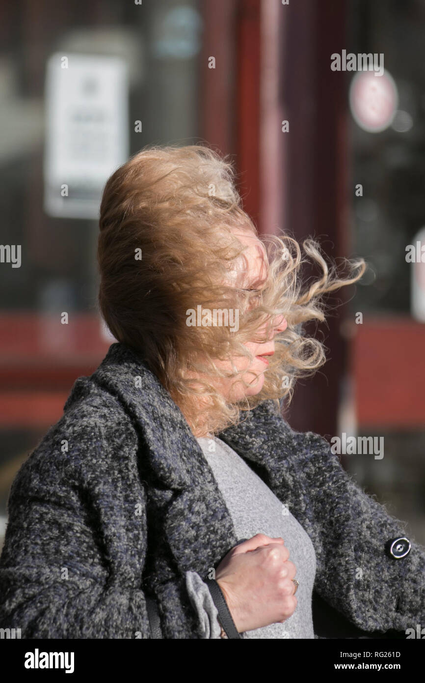 Women Permed Hair Stock Photos Women Permed Hair Stock Images