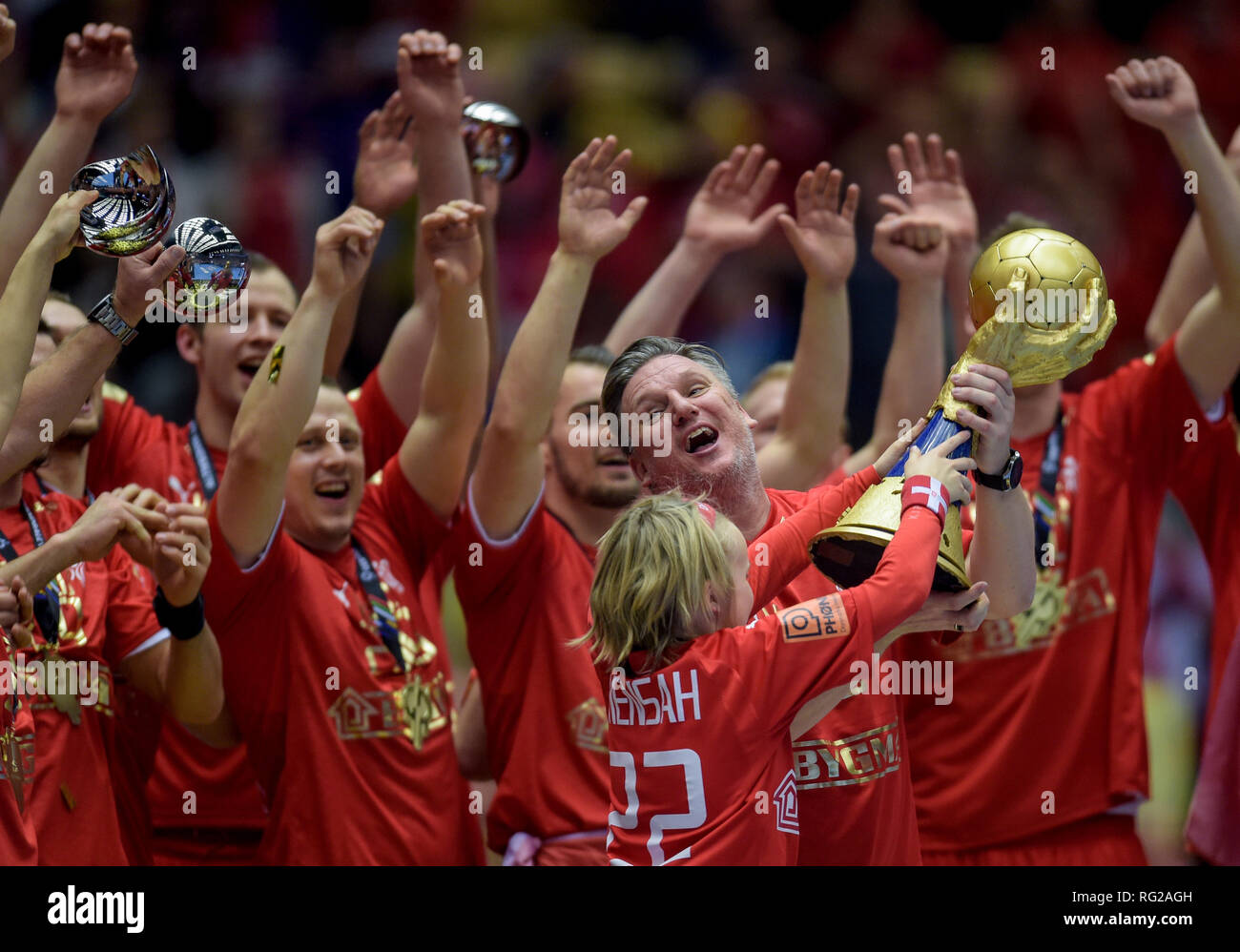 Herning, Denmark. 27th Jan, 2019. Handball WM, final round, final