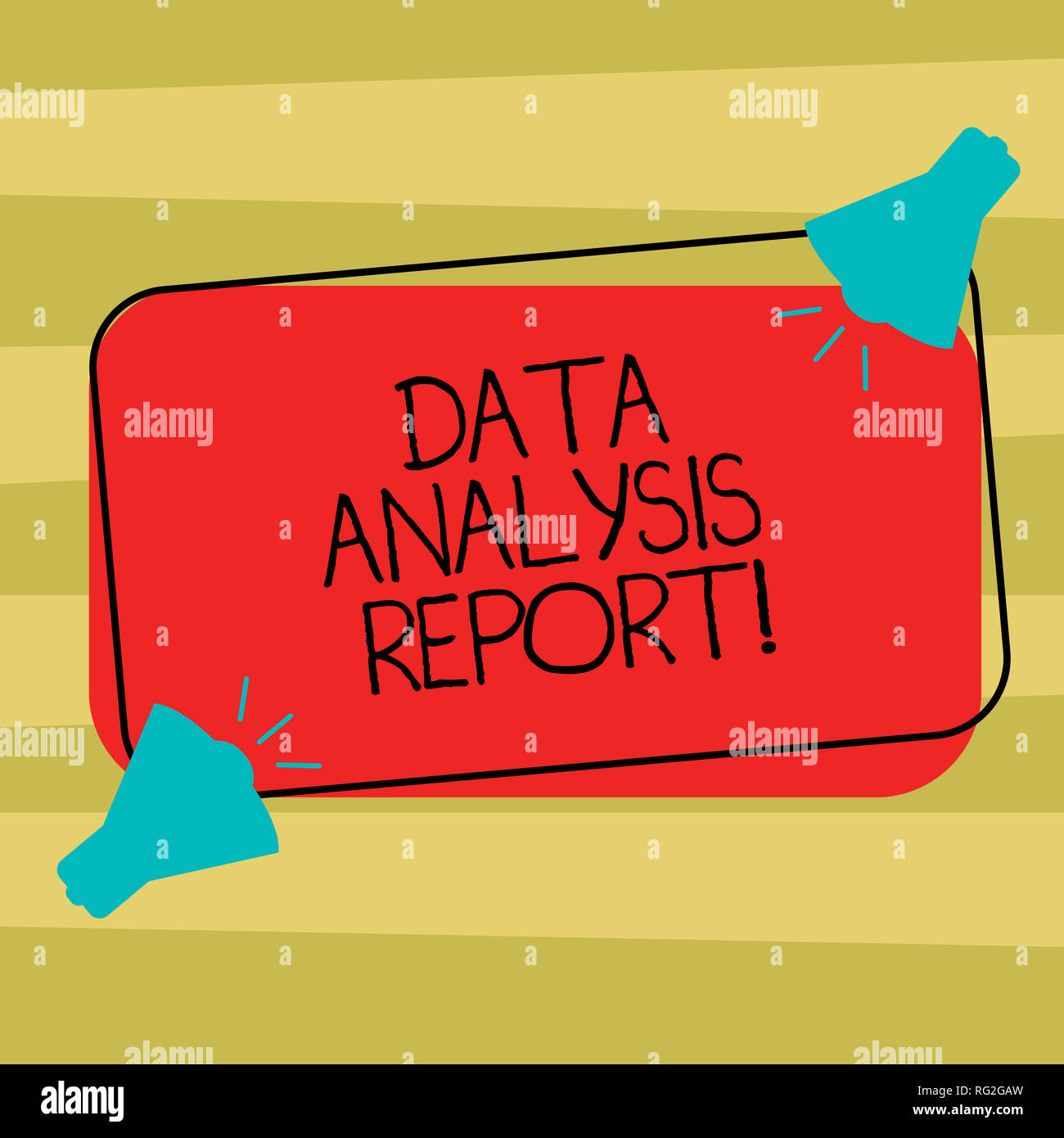 Text Sign Showing Data Analysis Report Conceptual Photo Information On The Process Of 6678