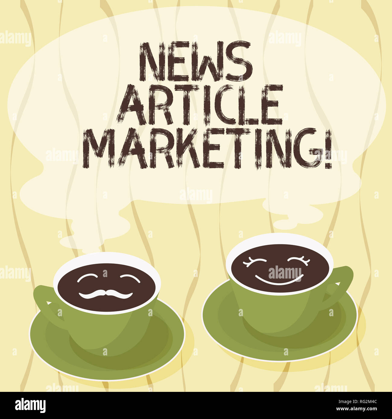 Handwriting text News Article Marketing. Concept meaning Write and