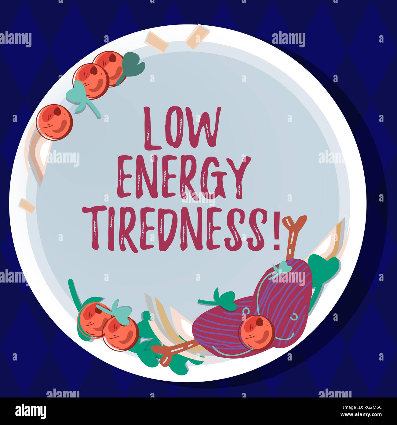 Handwriting text Low Energy Tiredness. Concept meaning subjective