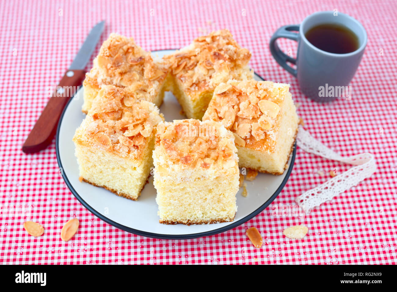 German butter cake Stock Photo Alamy
