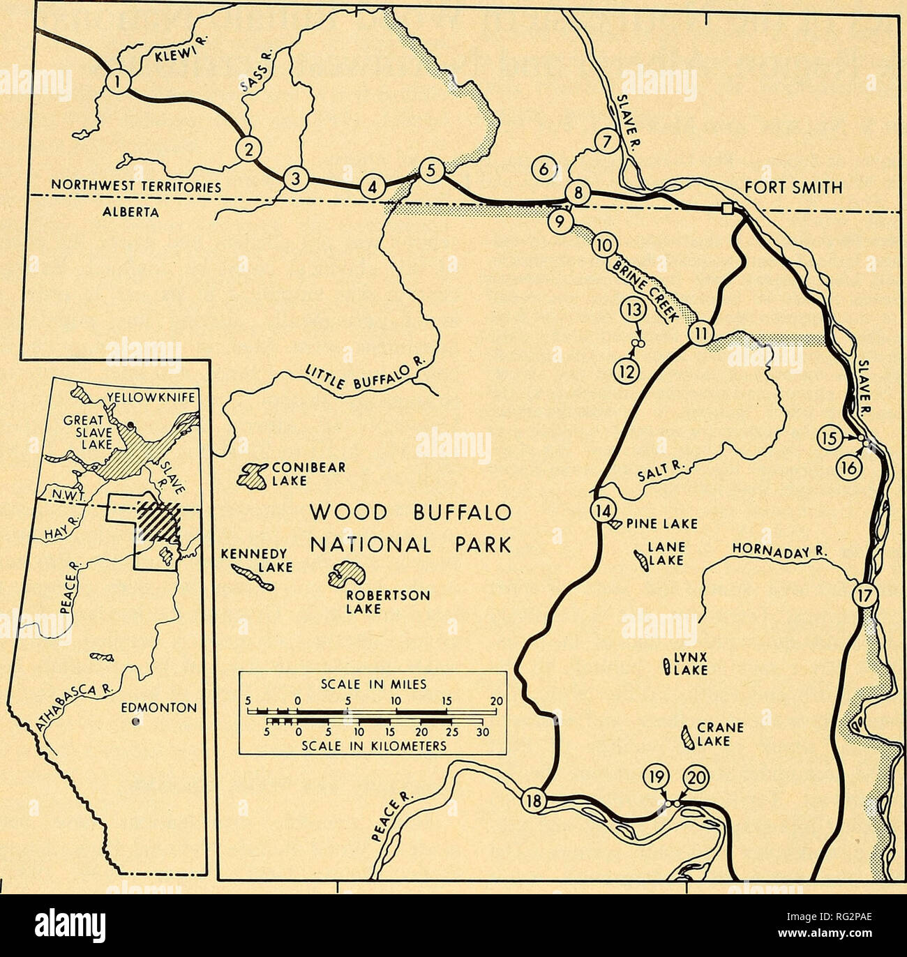 Slave River Map