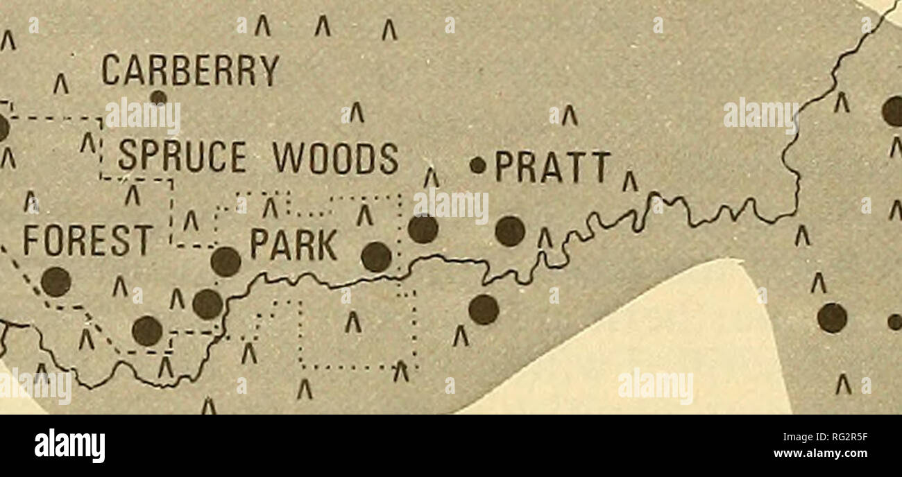 Map of carberry hires stock photography and images Alamy
