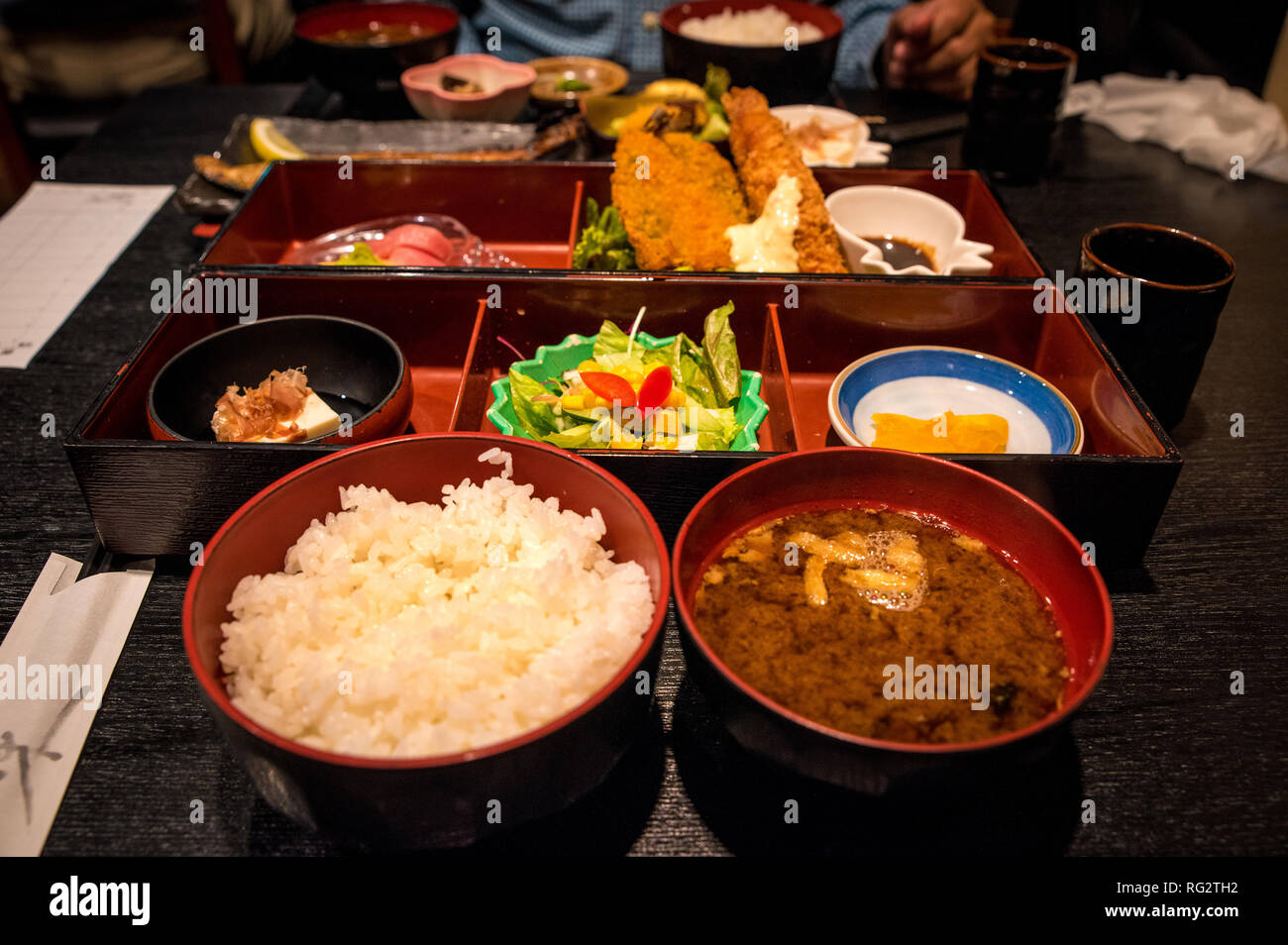 Lunch, Japanese style Stock Photo Alamy