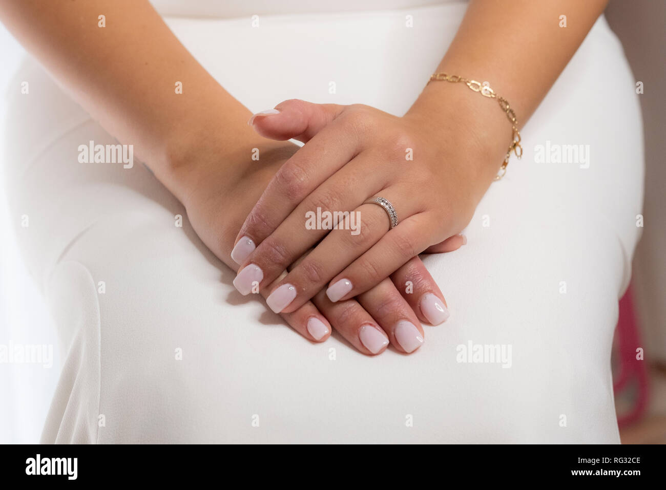 Hands engagement ring hi-res stock photography and images - Alamy