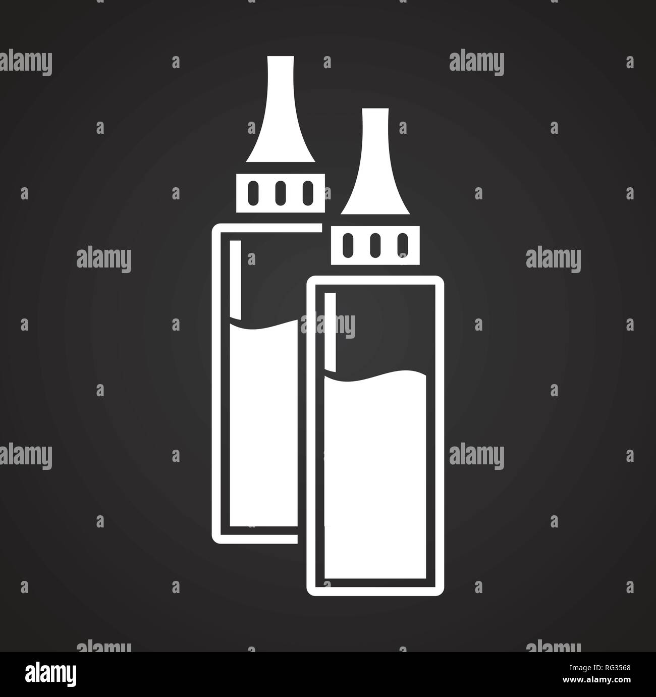 Sous icon on black background for graphic and web design, Modern simple ...