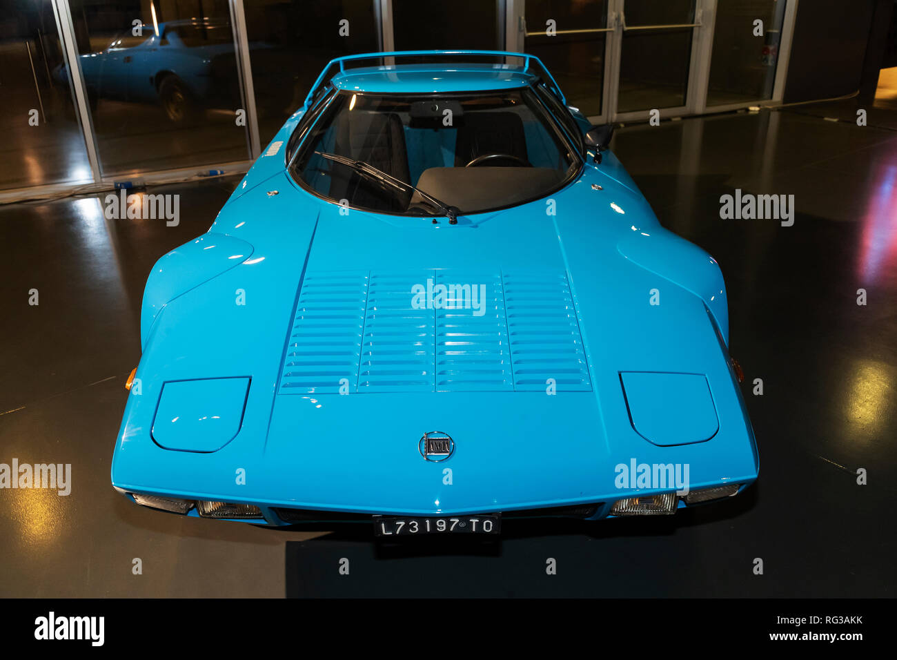 Turin. Exhibition at the National Car Museum , devoted to the car