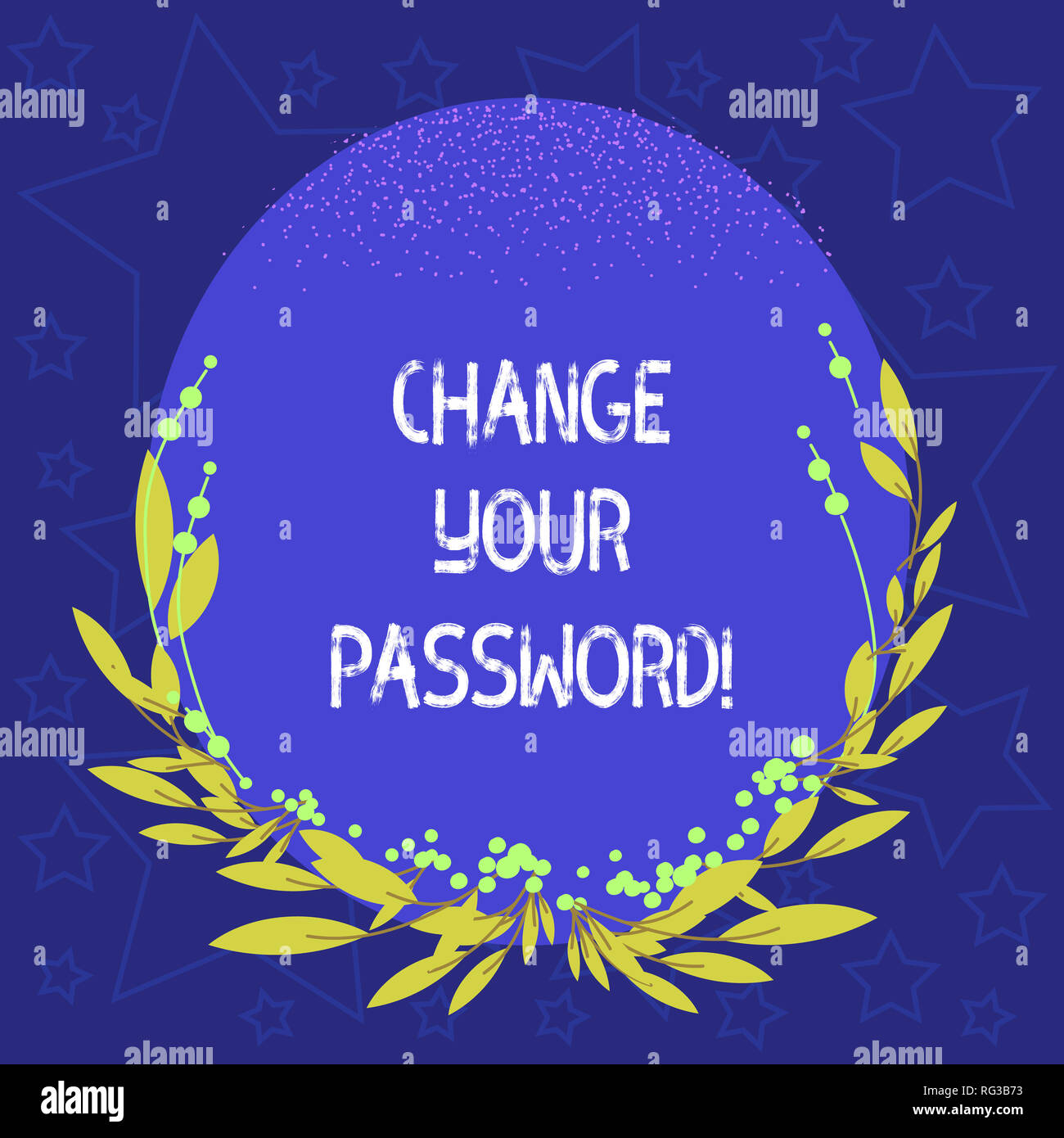 Conceptual hand writing showing Change Your Password. Business photo
