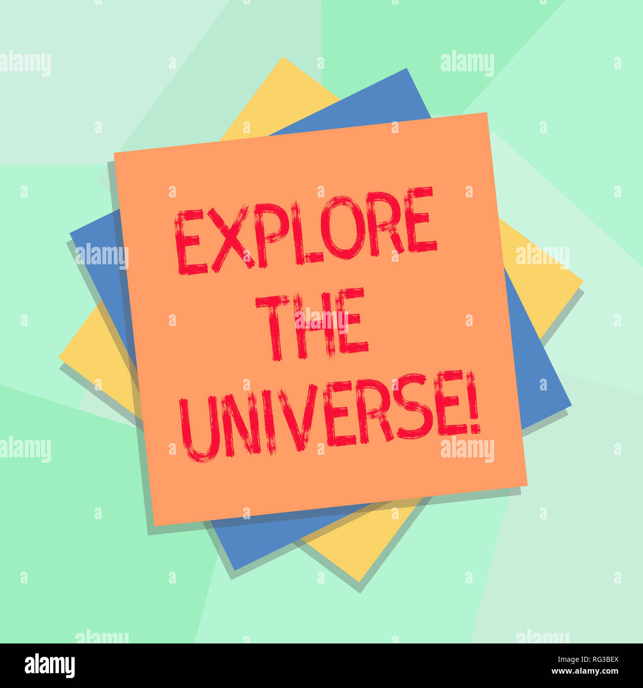 Conceptual hand writing showing Explore The Universe. Business photo ...