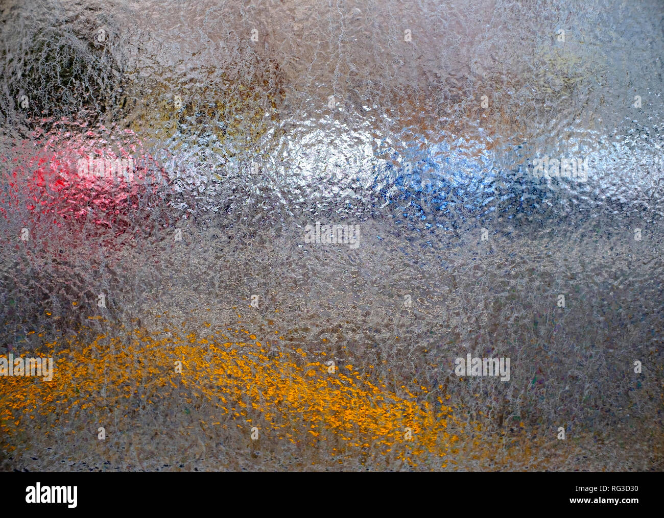Ice pattern on window seamless background Stock Photo