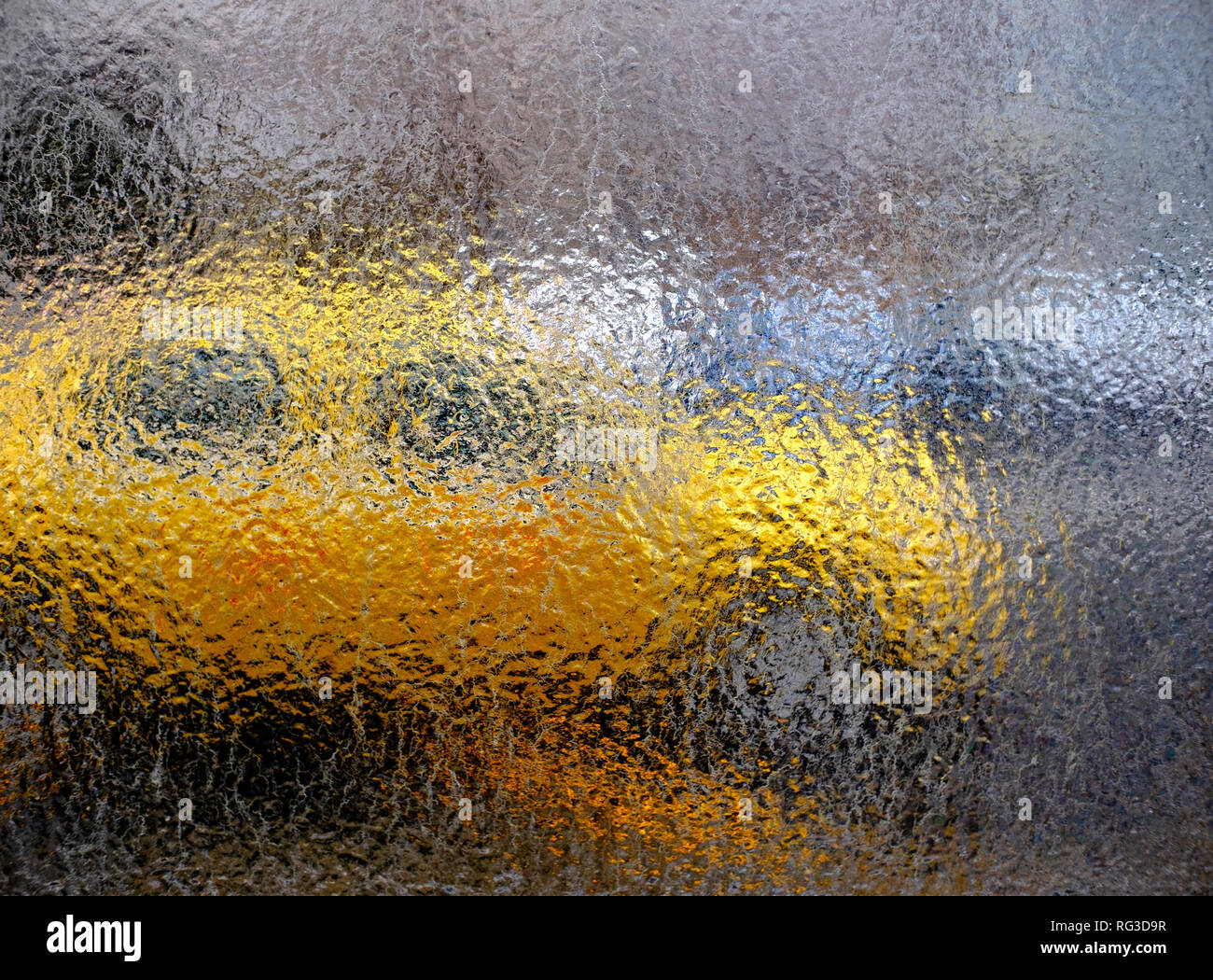Ice pattern on window seamless background Stock Photo