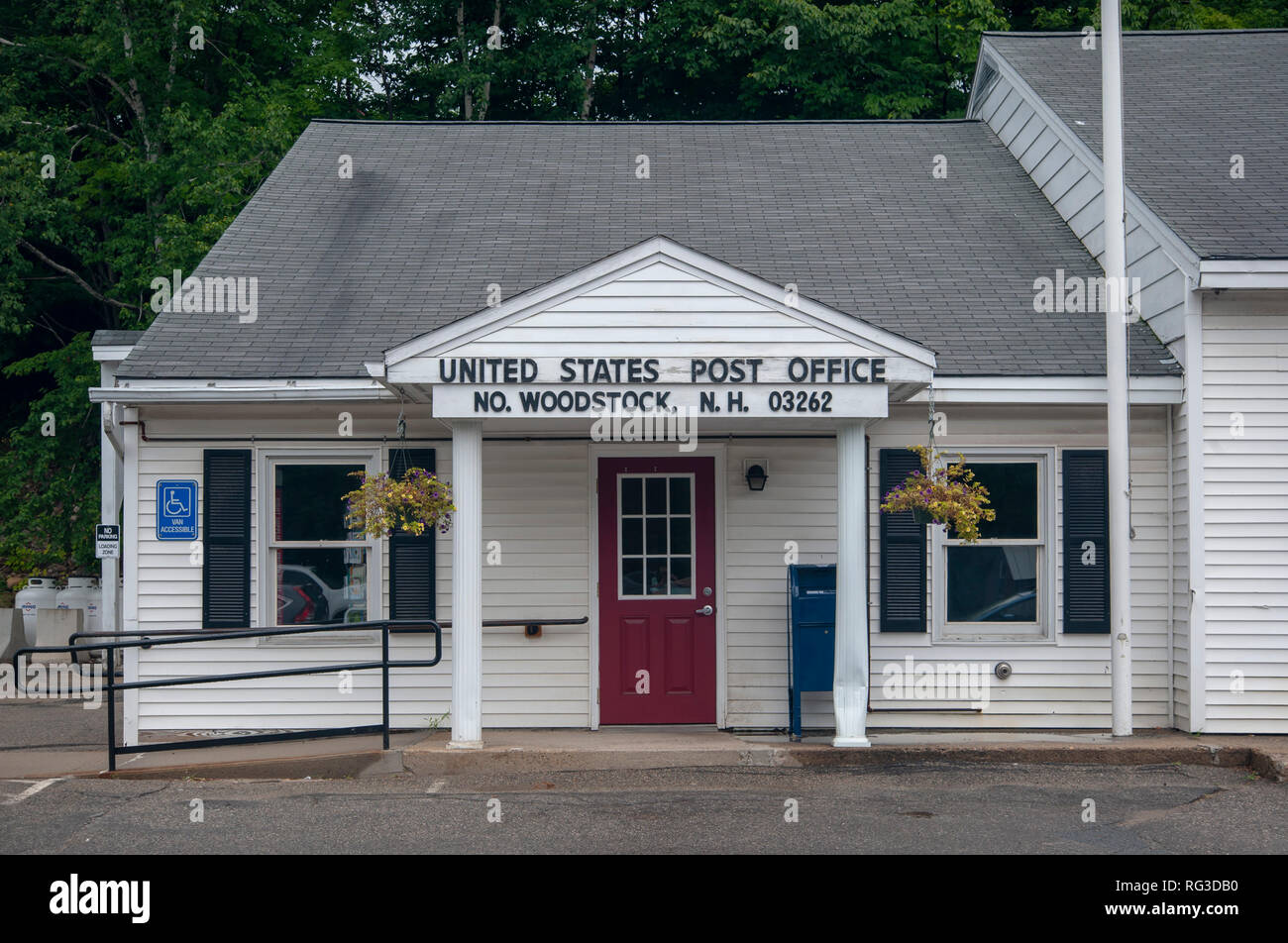 Post Office Wookstock New Hampshire USA Stock Photo Alamy
