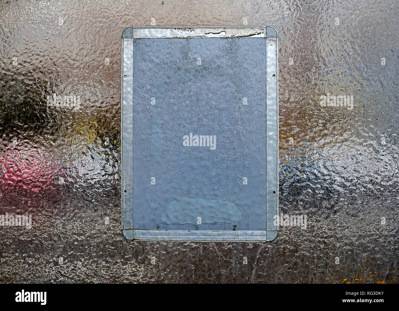 Ice pattern on window seamless background Stock Photo