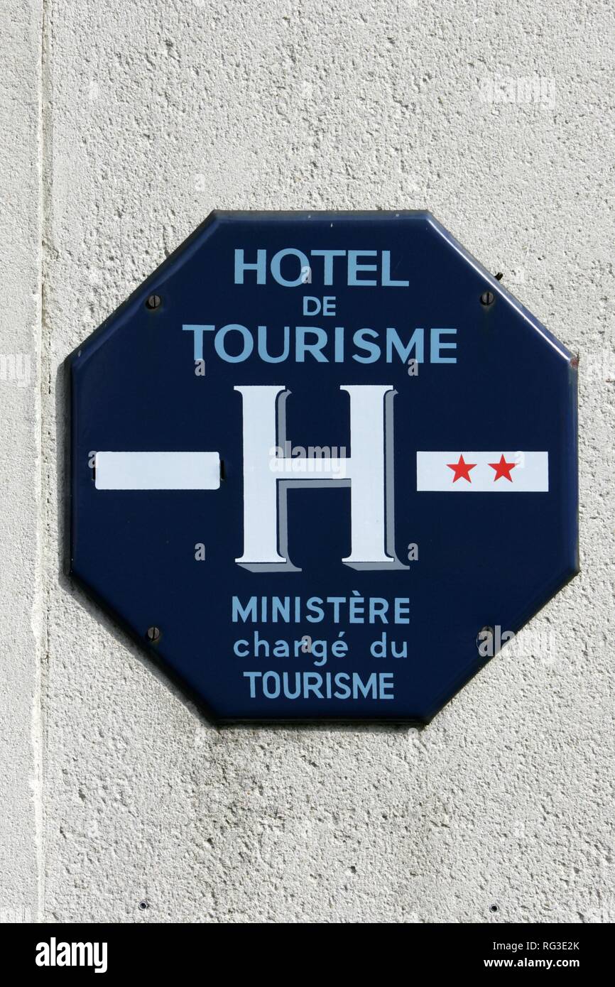 FRA, France, Normandy: hotel classification. Stock Photo