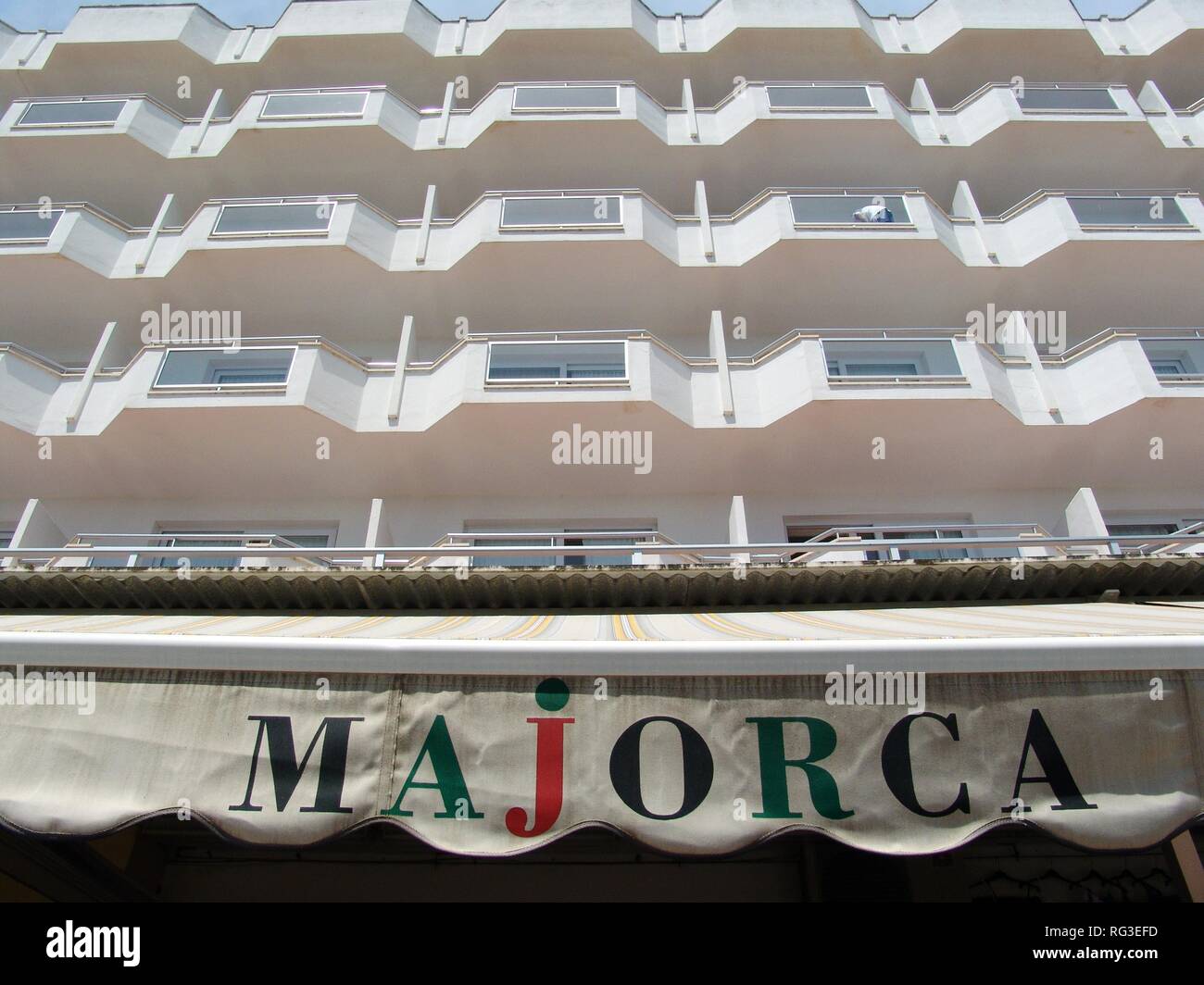 ESP, Spain, Balearic Islands, Mallorca : Cala Bona, hotel Stock Photo