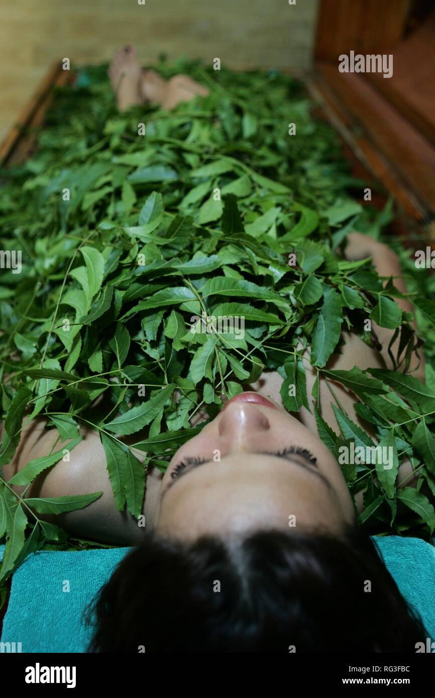 LKA, Sri Lanka Siddhalepa Ayurveda Resort , body steam bath with