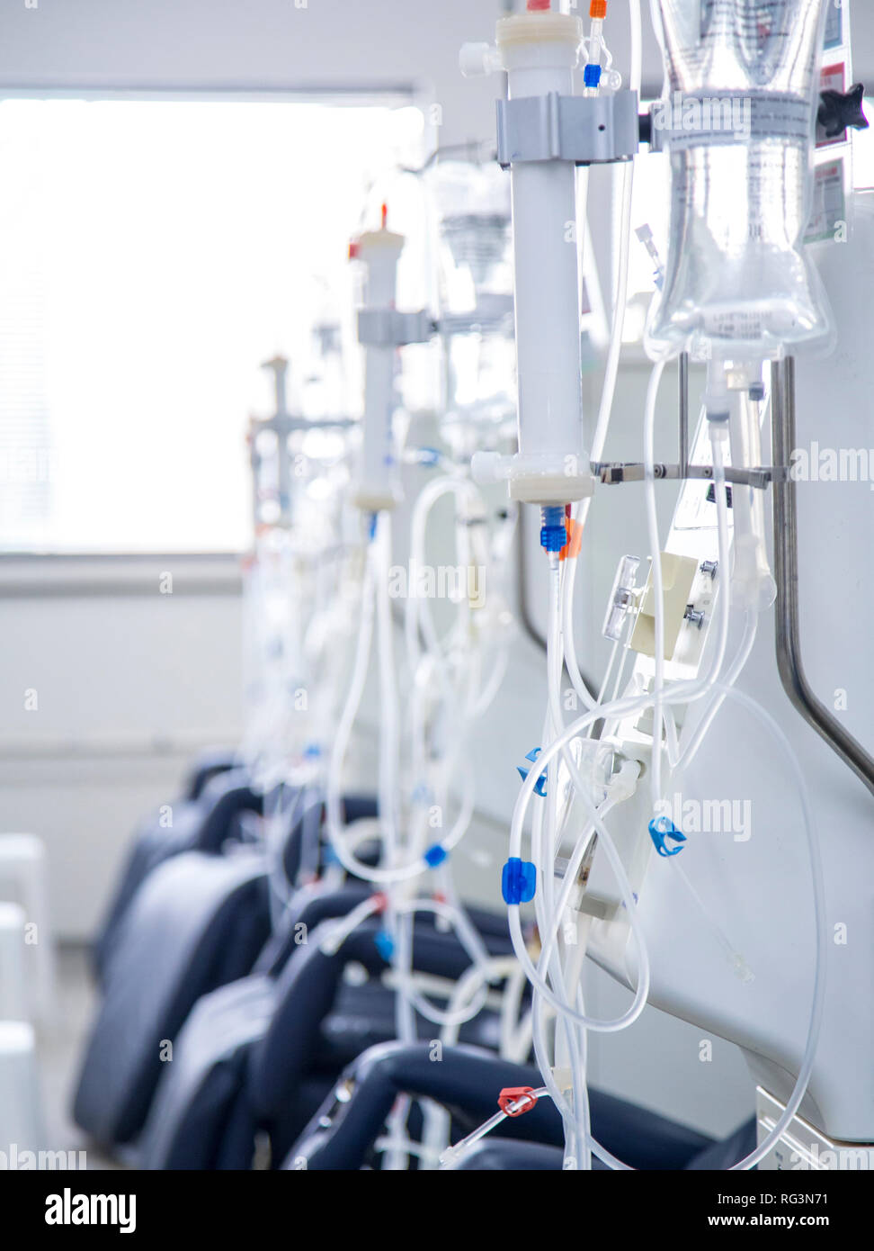 hemodialysis room equipment Stock Photo Alamy