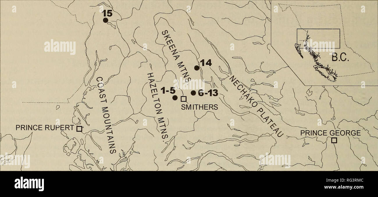 Map of bear creek hi-res stock photography and images - Alamy