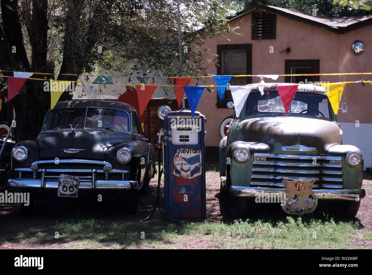 USA, United States of America, Arizona: Historic Route 66, near Seligman. Stock Photo