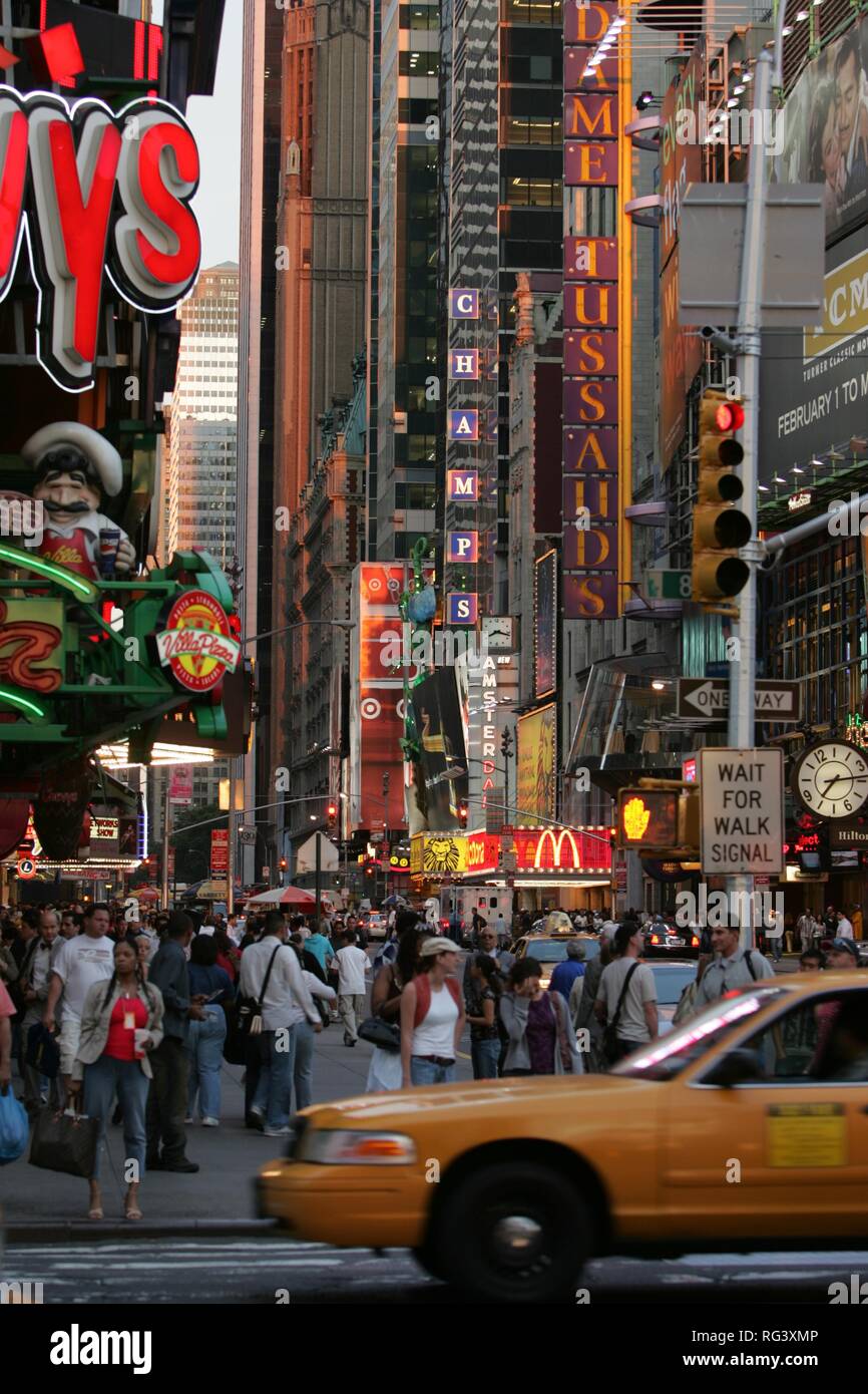 USA, United States of America, New York City: Times Square. Stock Photo