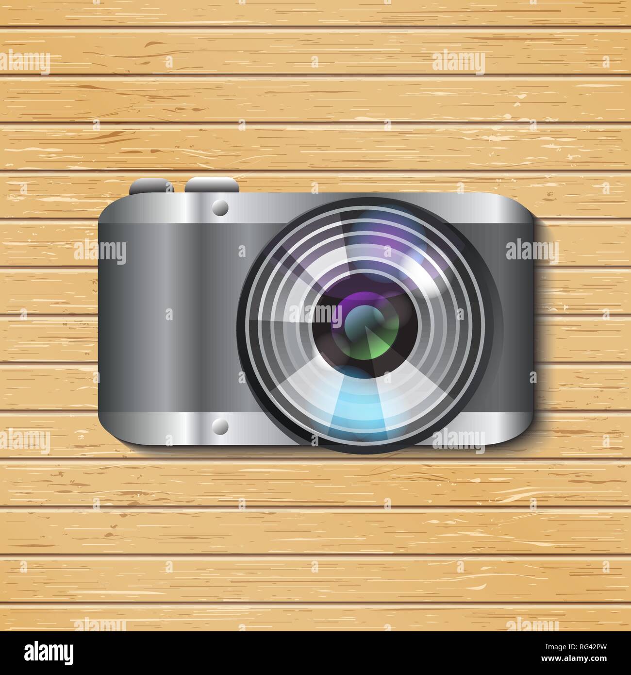 Vector digital camera Stock Vector Image & Art - Alamy