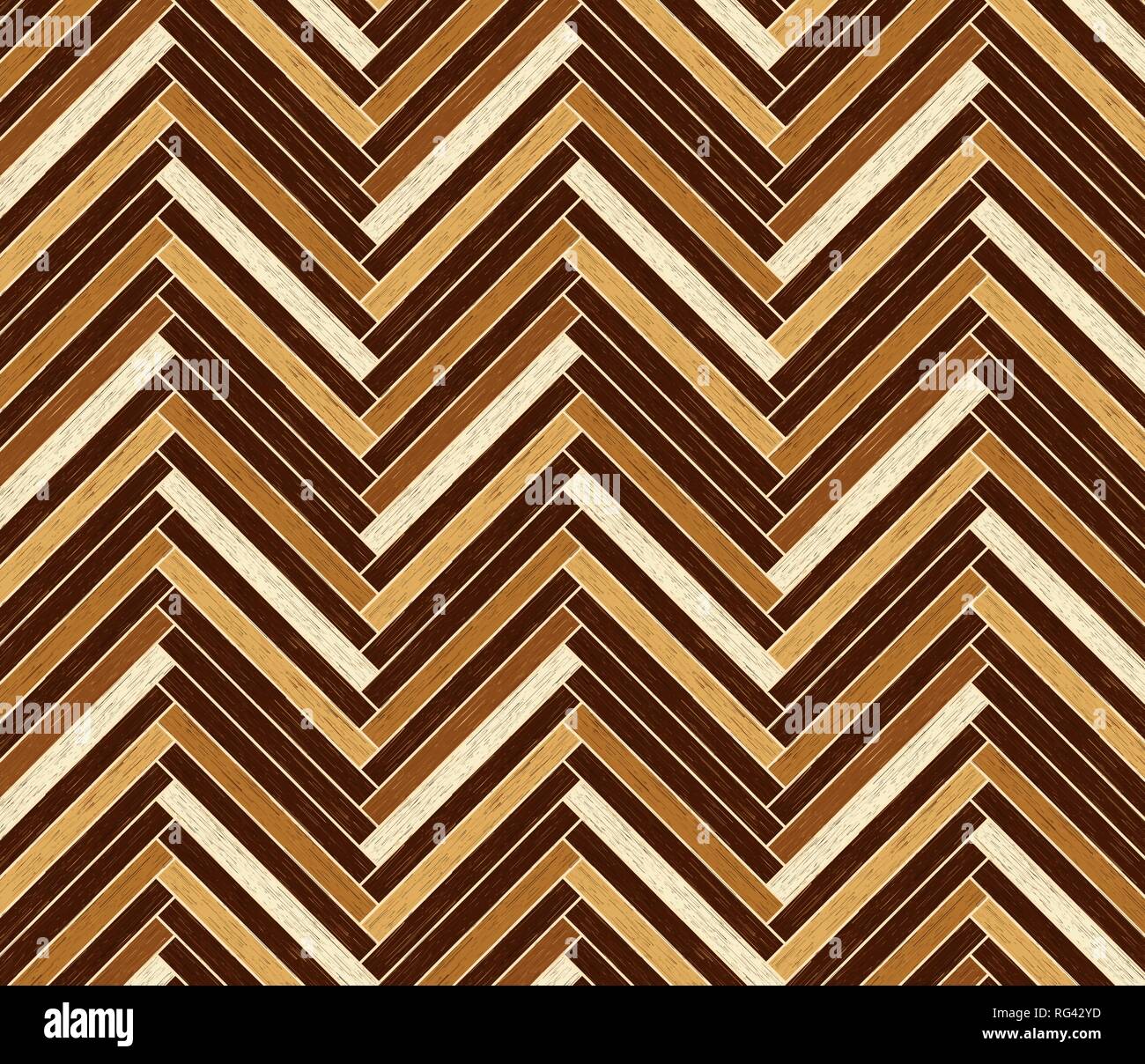 Parquet pattern in dark brown colors Stock Vector