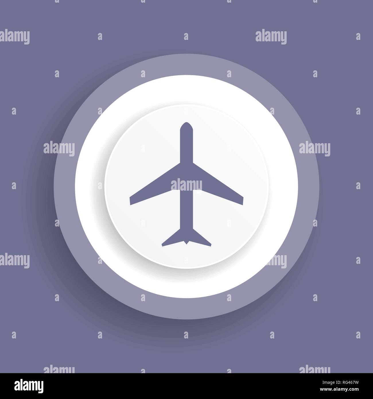 Plane vector icon Stock Vector Image & Art - Alamy