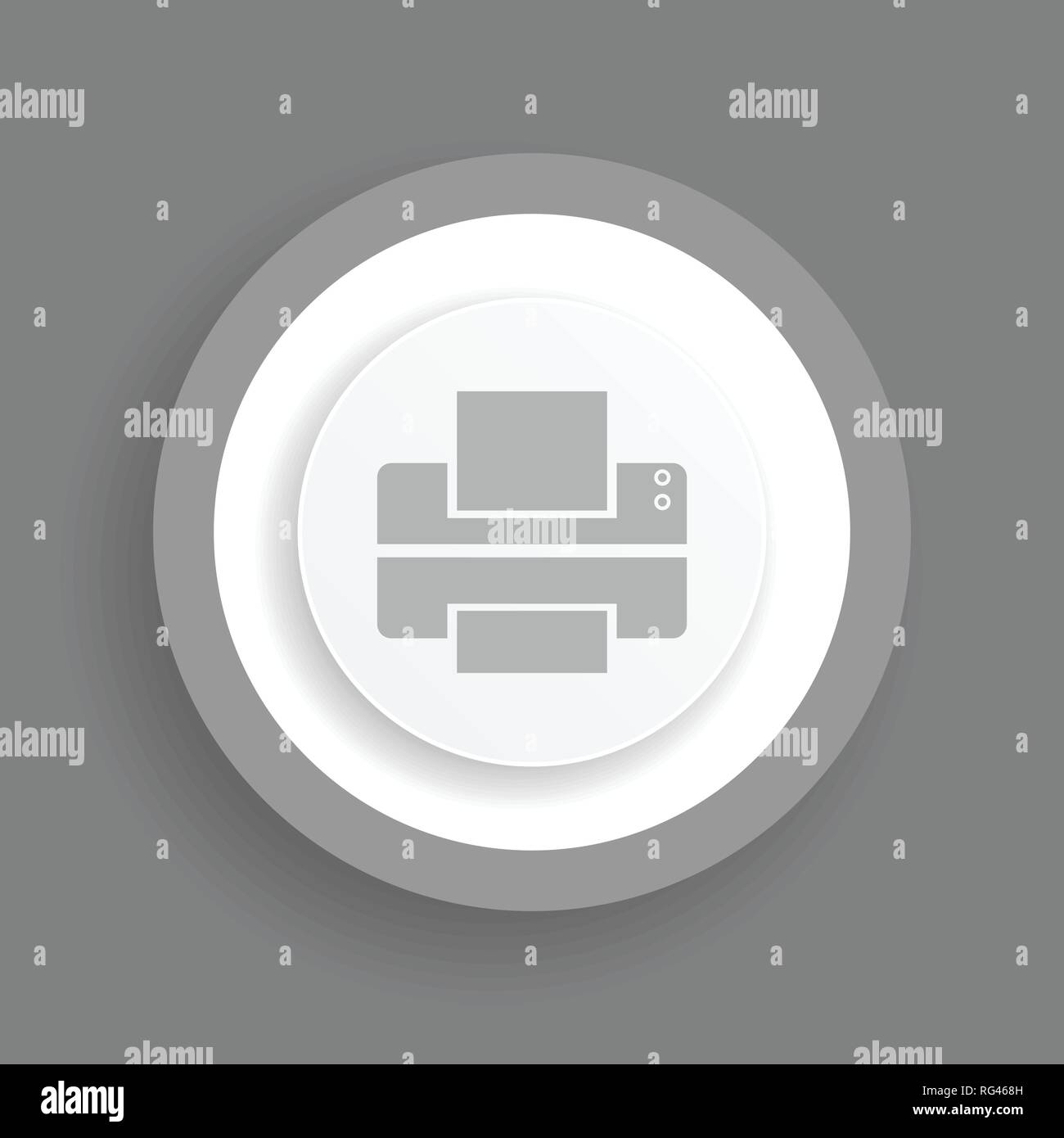 Printer vector icon Stock Vector Image & Art - Alamy