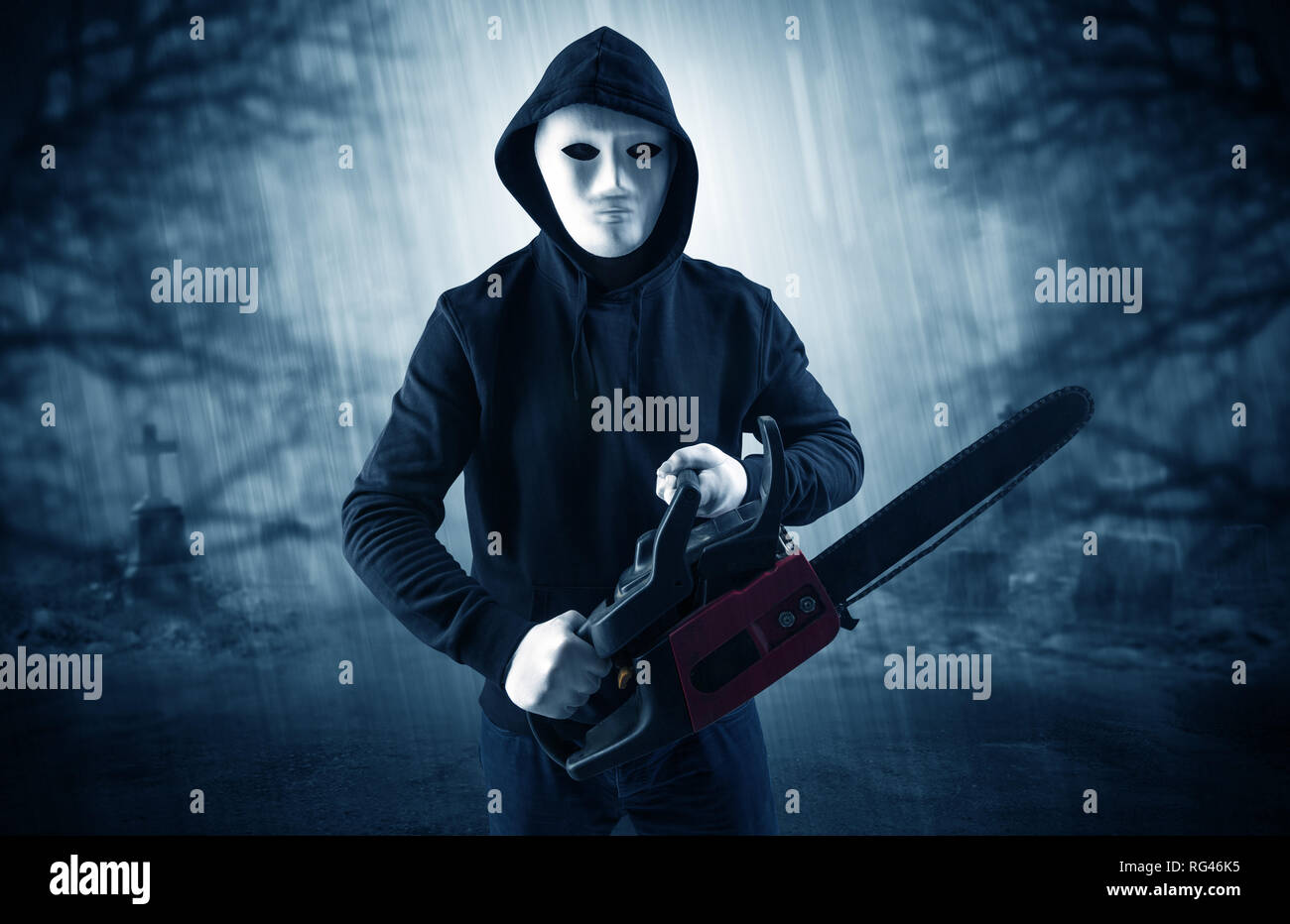 Masked armed hitman in hi-res stock photography and images - Alamy