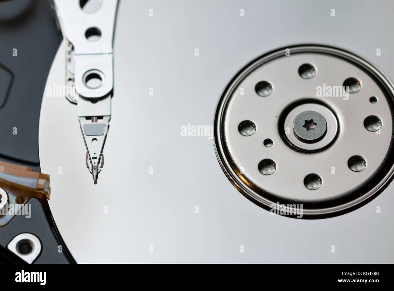Inside of a hard disk hires stock photography and images Alamy