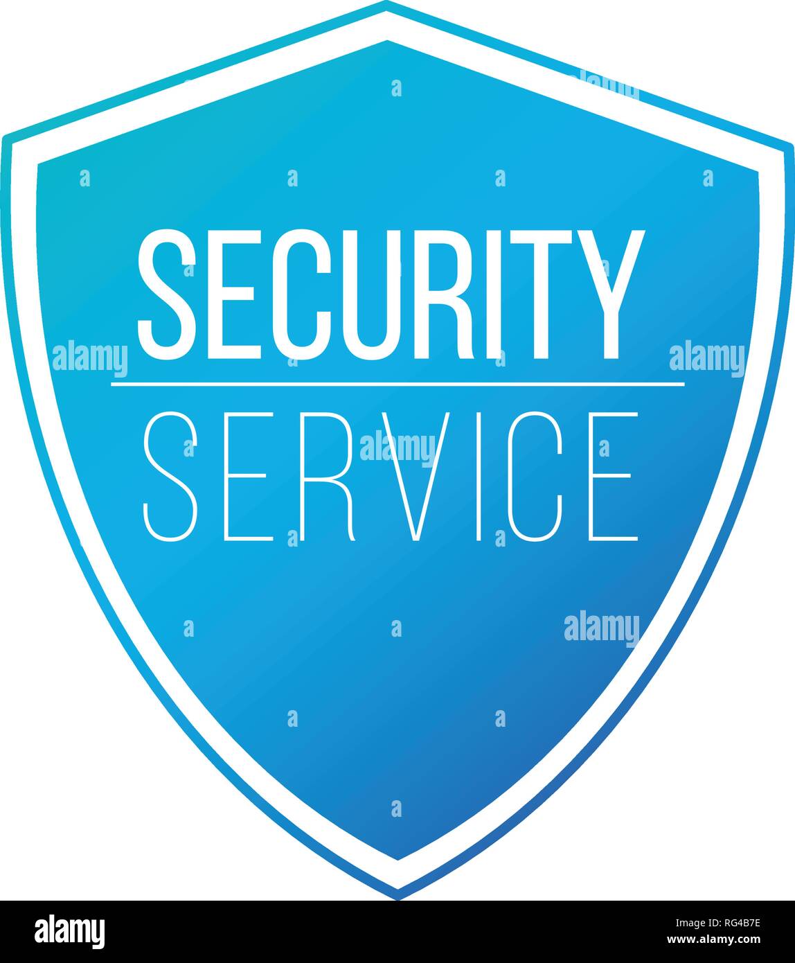 Security Service Guard Shield Concept Safety Badge Icon Privacy