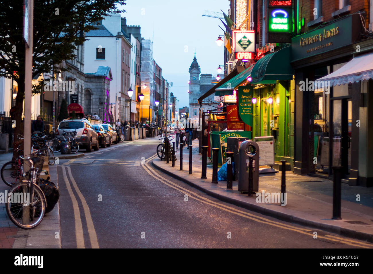 City life, Dublin, Ireland, Europe Stock Photo