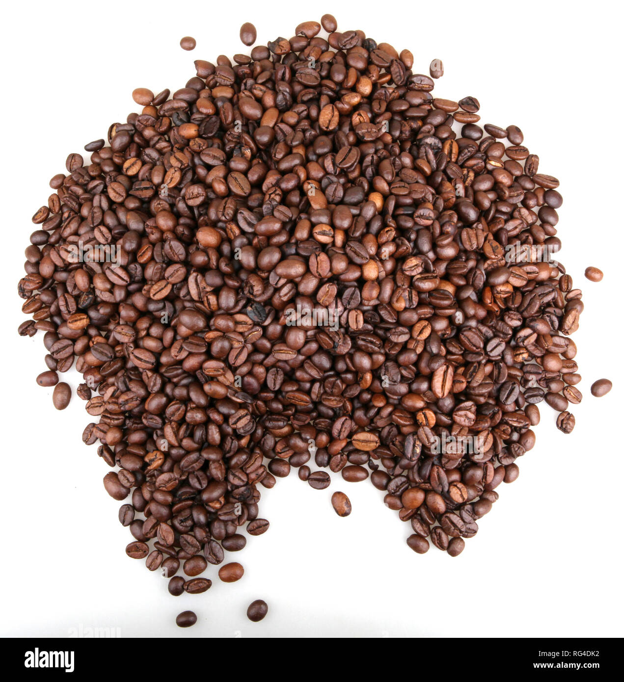 Coffee Beans isolated on white Stock Photo Alamy