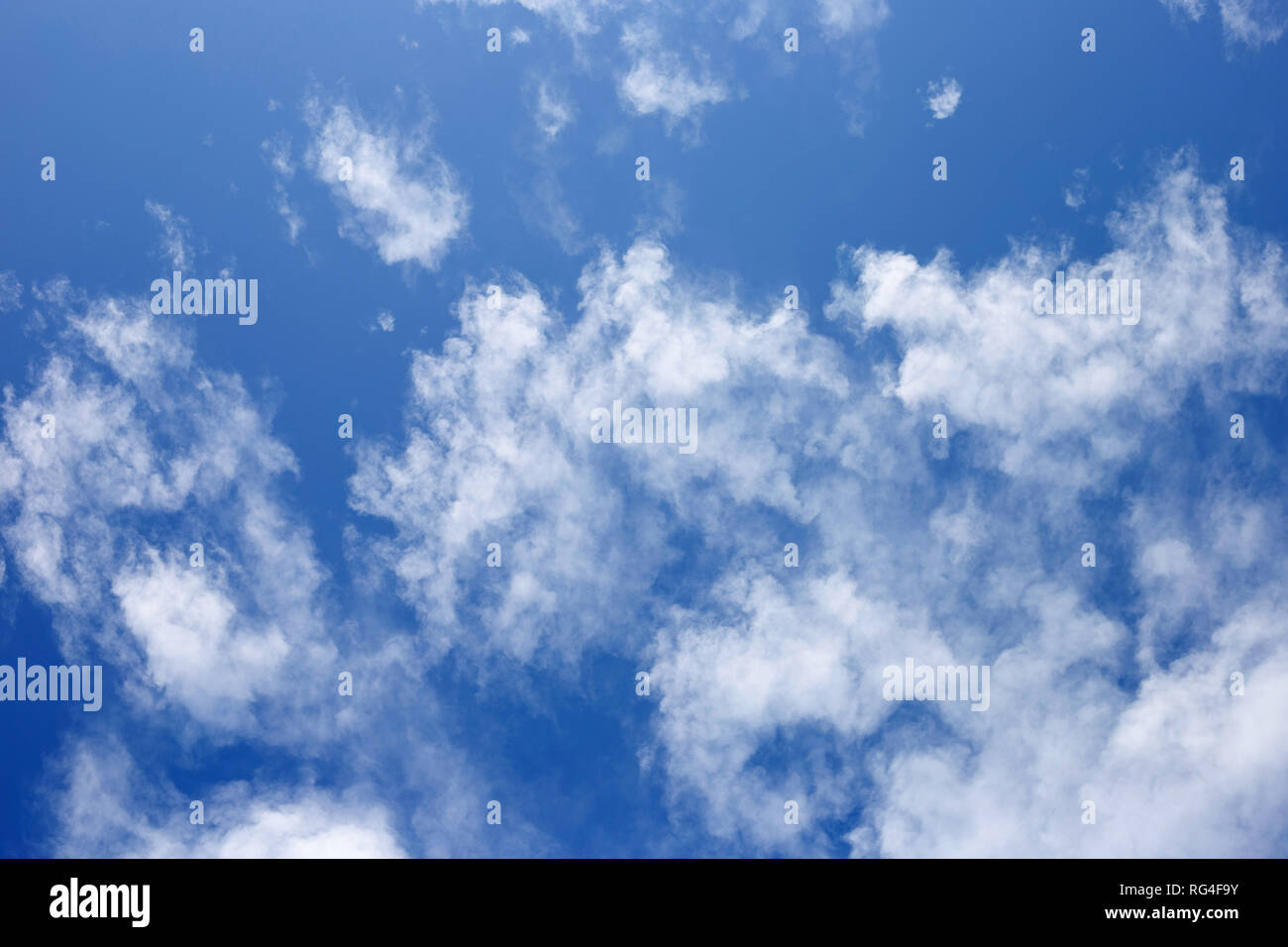 Blue sky background with cloud. Copy space Stock Photo - Alamy