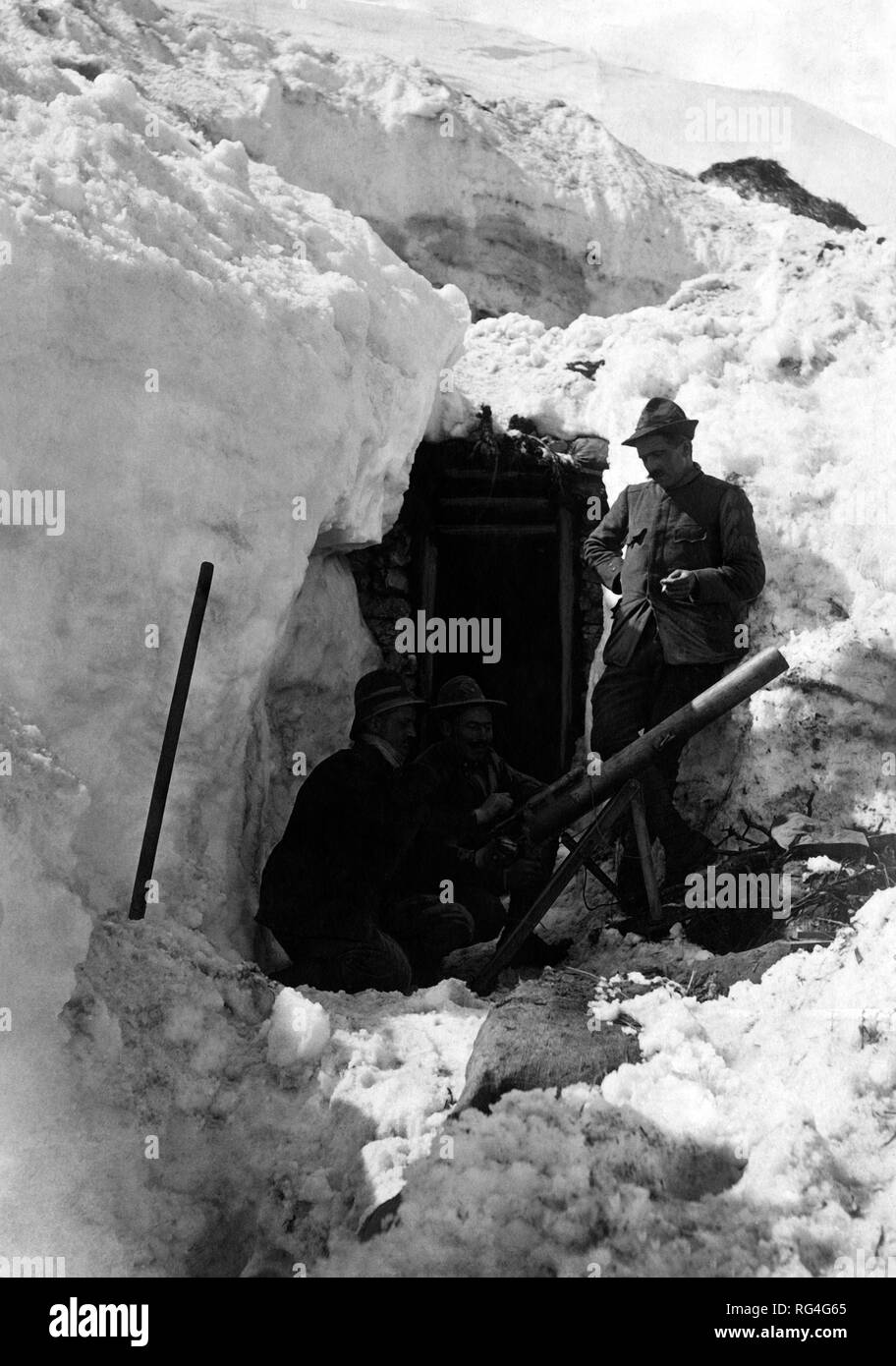 first world war, alta carnia, 1915-18 Stock Photo