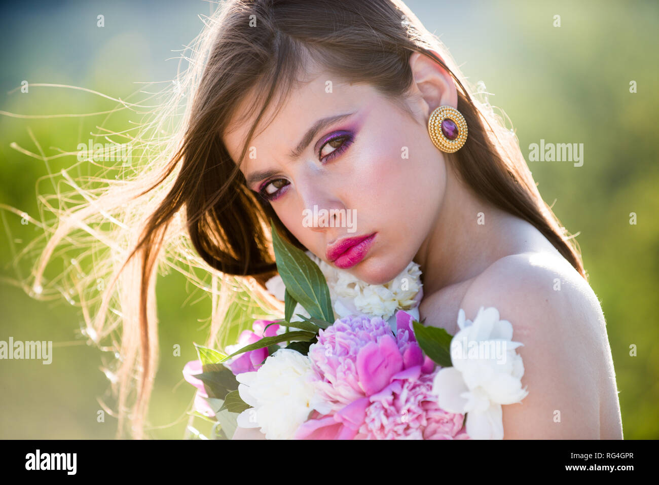 Natural Beauty And Spa Therapy Face And Skincare Travel In Summer Woman With Fashion Makeup Spring Woman Springtime And Vacation Summer Girl Stock Photo Alamy