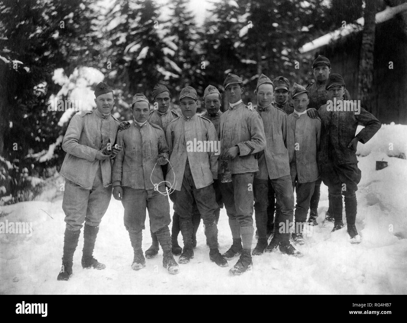 recruits, first world war, 1915-18 Stock Photo