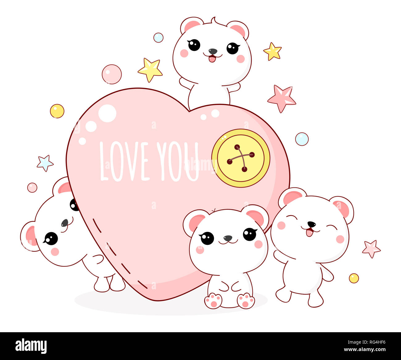 Kawaii Valentines Day Wallpapers  Wallpaper Cave