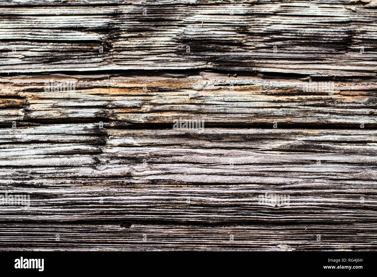 Weathered Brown Wood Furrows Outdoors Stock Photo Alamy