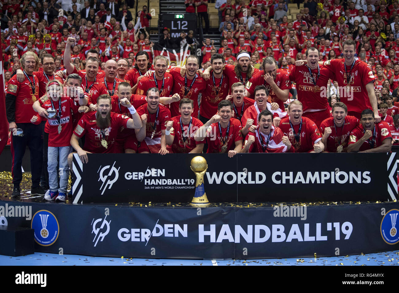 romanforfatter Perioperativ periode pilot Herning, Denmark. 27th Jan, 2019. Denmark win the final in the IHF Mens  Handball World Championship 2019 Final between Norway and Denmark in Jyske  Bank Boxen in Herning during the 2019 IHF